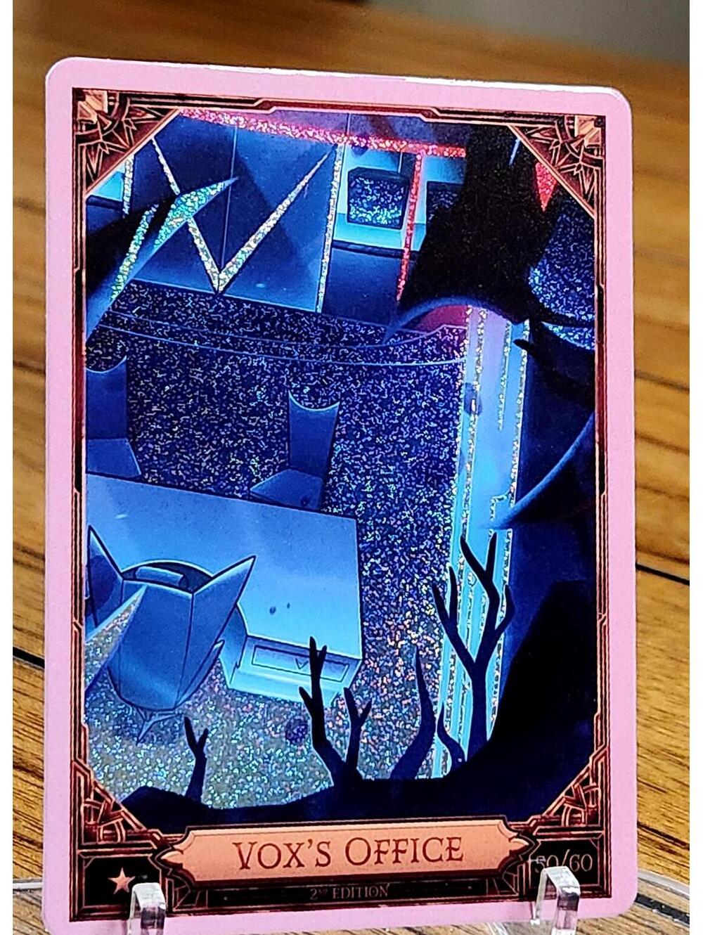 Vox's Office foil trading card - Hazbin Hotel